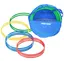 Gymnastikkringer Pvc 70 cm | Assortert 70 cm | 10 stk med oppbevaringsbag 