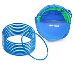 Set of ø 80 cm Gymnastic Hoops with Stor Tunnband välj färg