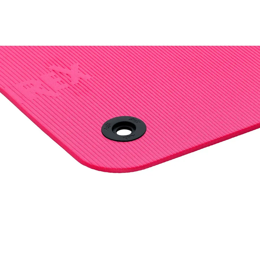 Airex Fitline matta 140x60x1 cm Träningsmatta - Rosa med hål 