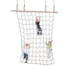Kl&#228;ttern&#228;t 250x300 cm hampa Med f&#228;stst&#229;ng f&#246;r romerska ringar