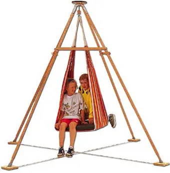 Pedalo Pyramido | Upp till 120 kg Portabel gungställning 
