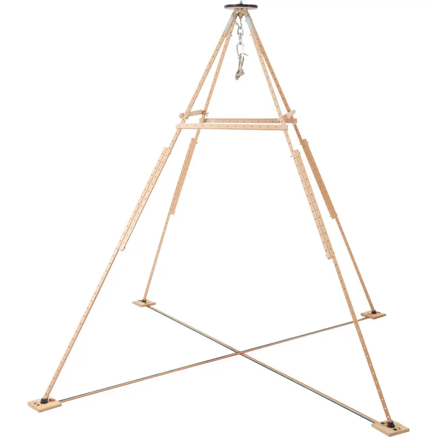 Pedalo Pyramido | Upp till 120 kg Portabel gungställning 