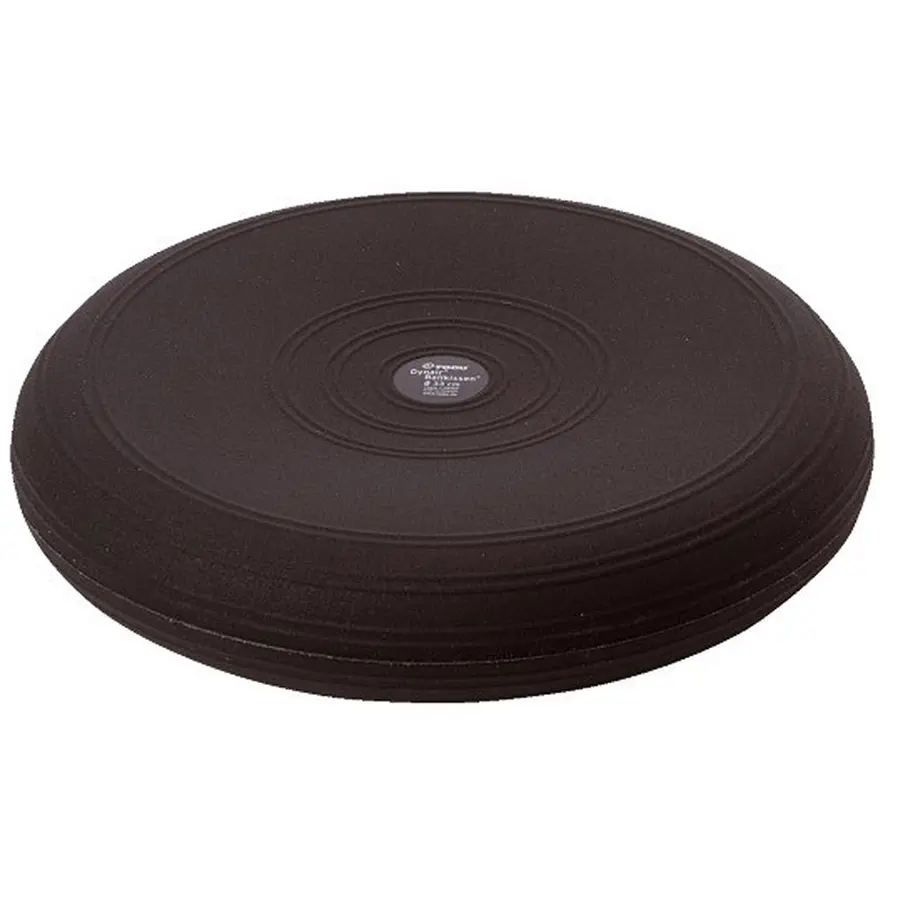 Balans- och sittkudde Dynair 33 cm Balanskudde för träning rehab Svart 