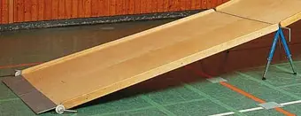 Rutchkana för pallplint set 2 2 st rutchkanor | 2 st Stålbockar 