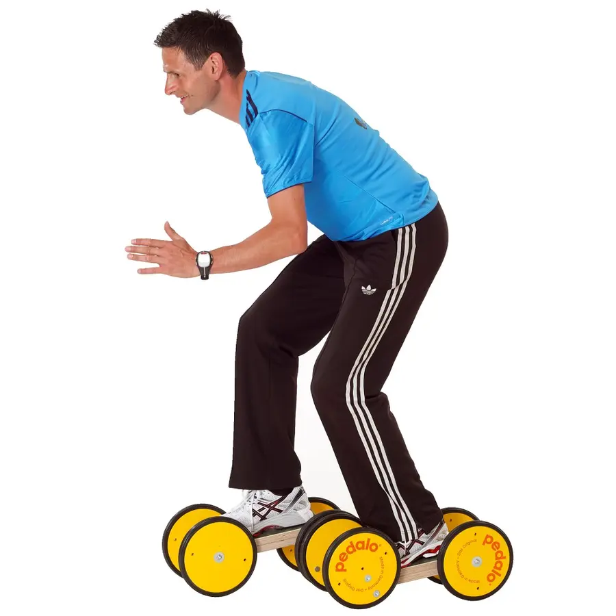 Pedalo Wawago Dubbelpedalo med 8 st hjul 