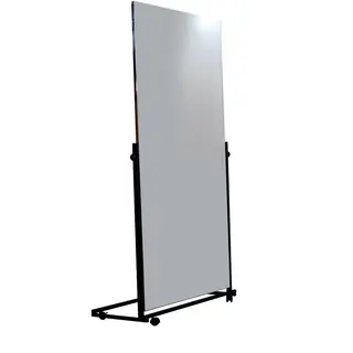 Seco Sign foliespegel med hjul 100 x 175 cm | Fast spegelyta