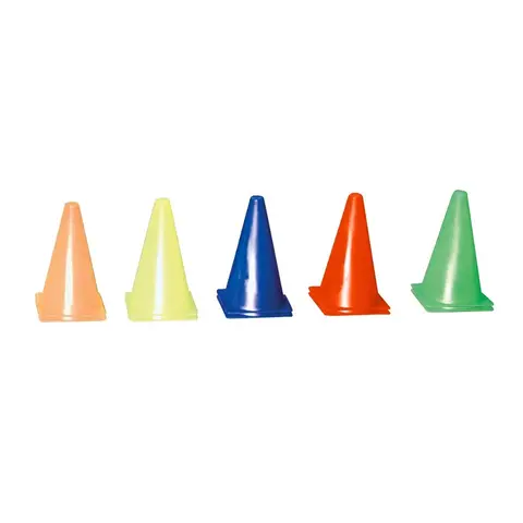 Koner i 5 färger 10 st | 23 cm 10 st | Orange, gul, röd, blå och grön