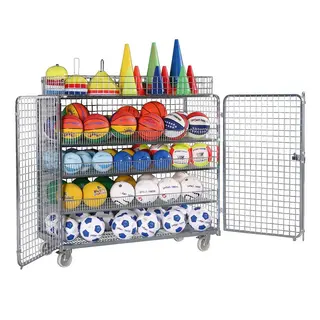 F&#246;rvaringsvagn Standard med topphylla 150x140x62 cm med 3 hyllor