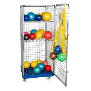 F&#246;rvaringsvagn Classic II 180x81x72 cm Vagn med 2 flyttbara hyllor