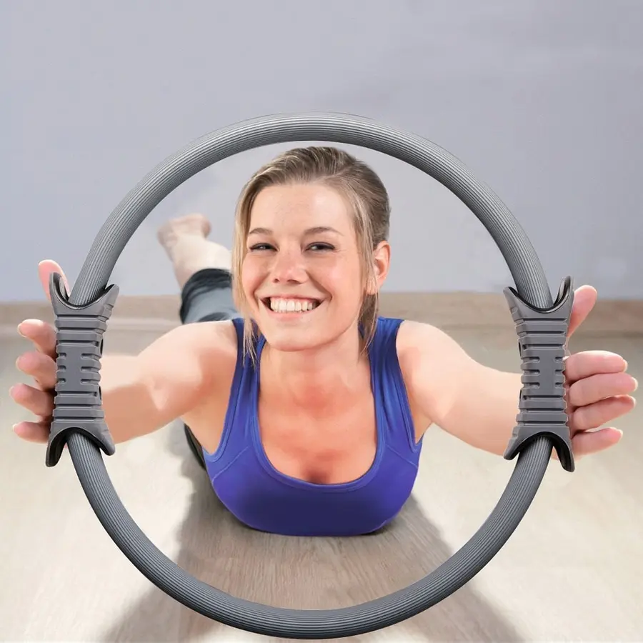 Pilates ring Premium 35 cm | 400 gram | Grå 