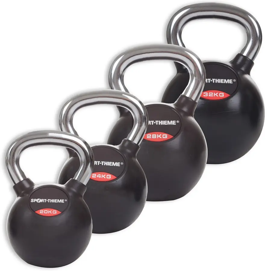 Kettlebell Sport-Thieme Gummerade | 4 st 20 till 32 kg 