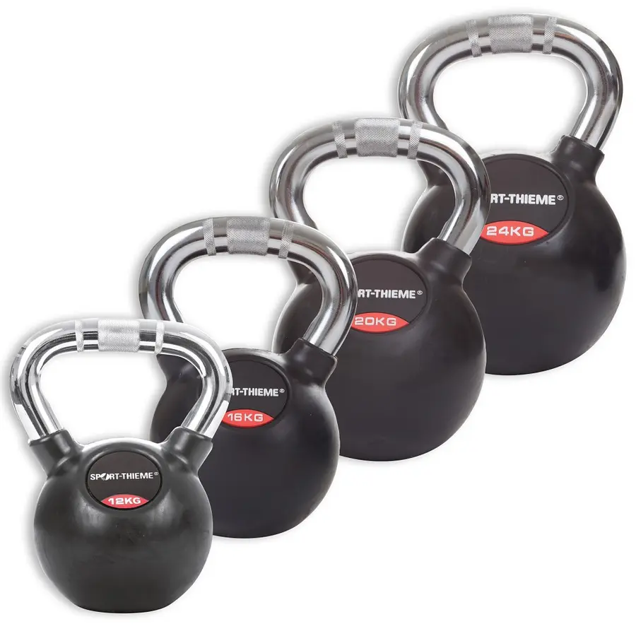 Kettlebell Sport-Thieme Gummerade | 4 st 12 - 24 kg 