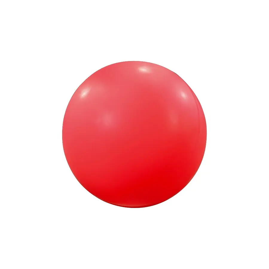 Cirkusboll | Balansboll 60 cm | Ljus röd Boll för akrobatik och balans 