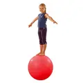 Cirkusboll | Balansboll 60 cm | Ljus r&#246;d Boll f&#246;r akrobatik och balans