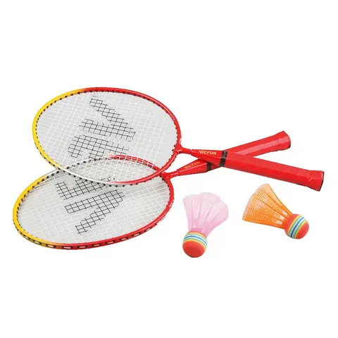 Badmintonsett Barn 4-6 &#229;r 2 racketer &amp; 2 badmintonballer