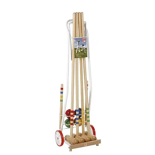 Krocketset med vagn Längd på klubbor103 cm 