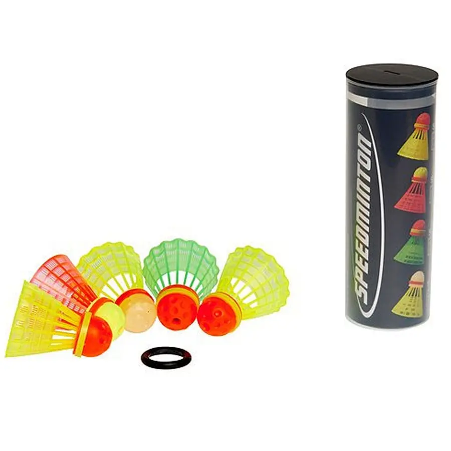 Speedminton® - Speedertube MIX Mixpaket Speedmintonbollar 5 st. 