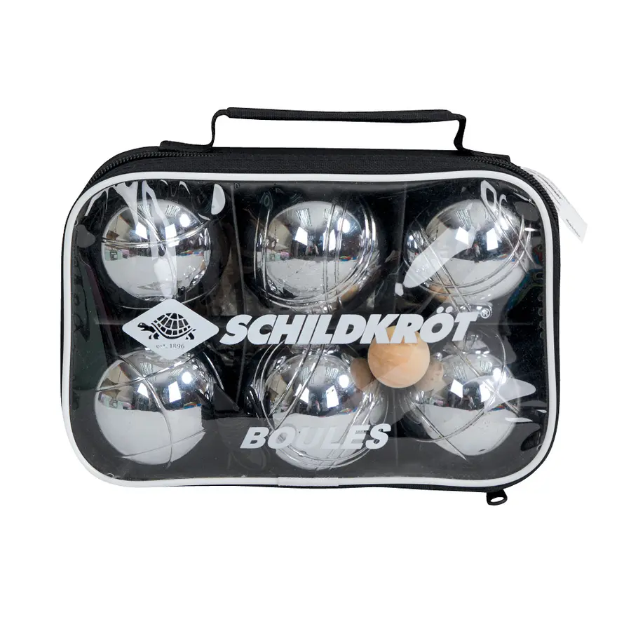 Bouleset Petanque set 6 klot | 1 Lillen | Väska | Måttband 