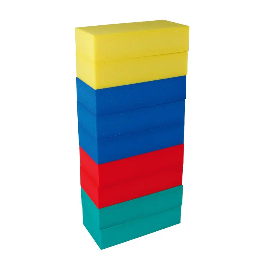 Stora balans och skumelement Set med 10 st. | 40x20x10 cm 