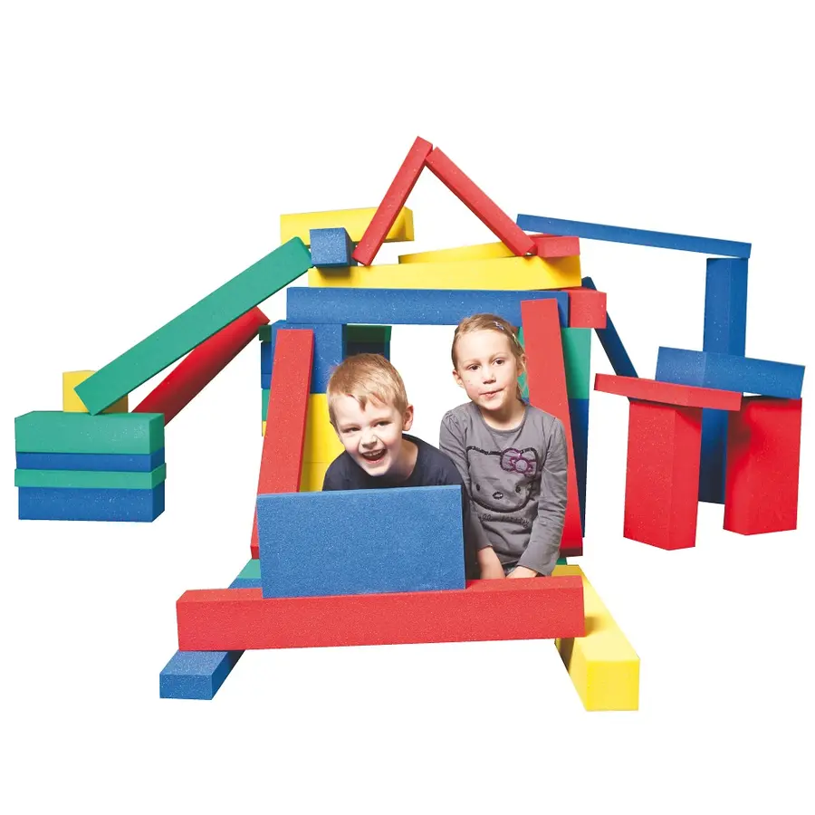 Stora balans och skumelement Set med 10 st. | 40x20x10 cm 