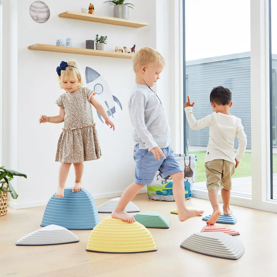Balansstenar Nordic för motorikbanor Motorikstenar | 6 st. 