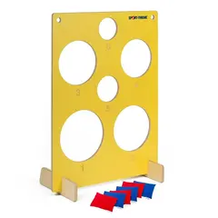 Målvägg med hål 99x74x1,6 cm Kastspel med poäng | Liggande Cornhole