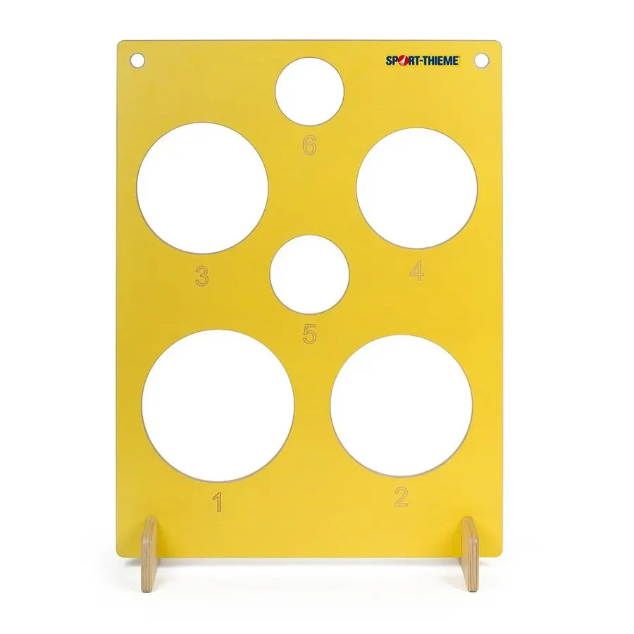 Målvägg med hål 99x74x1,6 cm Kastspel med poäng | Liggande Cornhole 