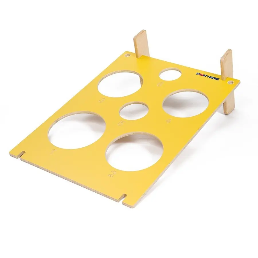 Målvägg med hål 99x74x1,6 cm Kastspel med poäng | Liggande Cornhole 