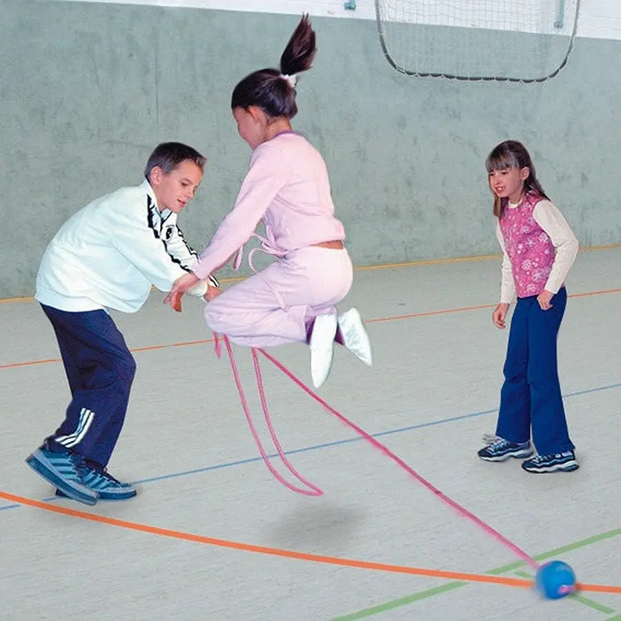 Hopprep Circle Jump 6 m | Snurrep med gummiboll i änden 