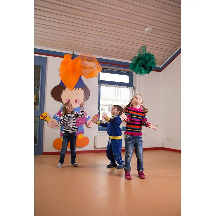 Sjal | Jongleringsduk stor 1 st. Rytmduk | 140x140 cm 