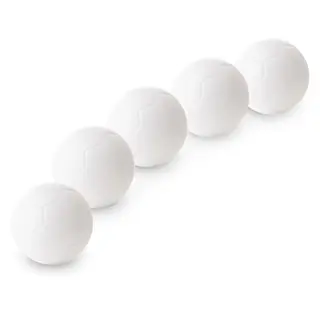 Foosball-bollar Plast | 36 mm 5 st. vita bollar til fotbollsspel