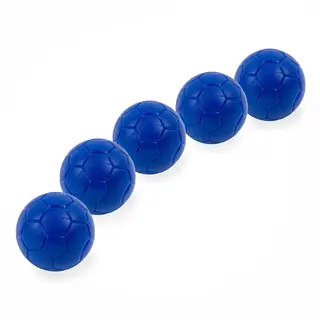 Foosball-bollar Plast | 36 mm 5 st. blå bollar til fotbollsspel