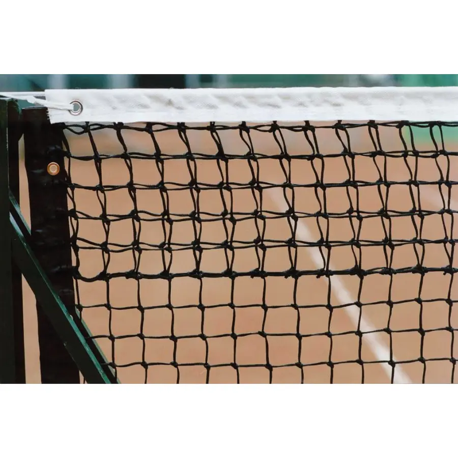 Tennisnät Court Royal Double Row 12,8 m | 6 dubbla maskrader | Kantband 