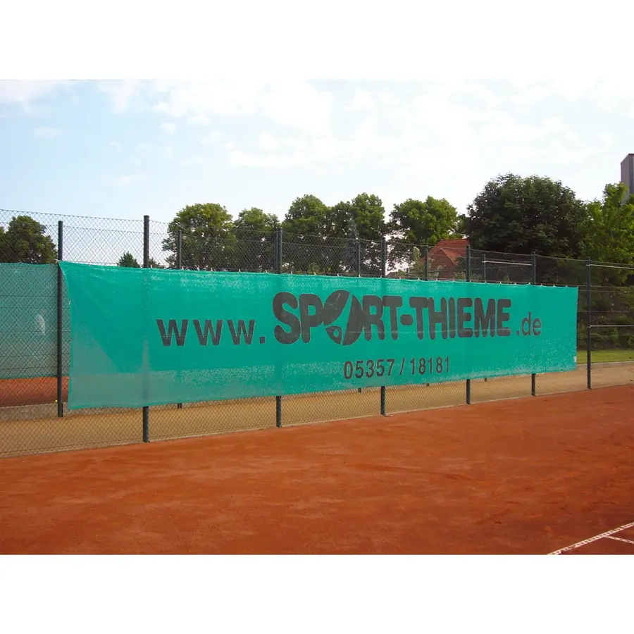 Vind och insynsskydd 12x2m Grönt vindskydd för tennisbanor 