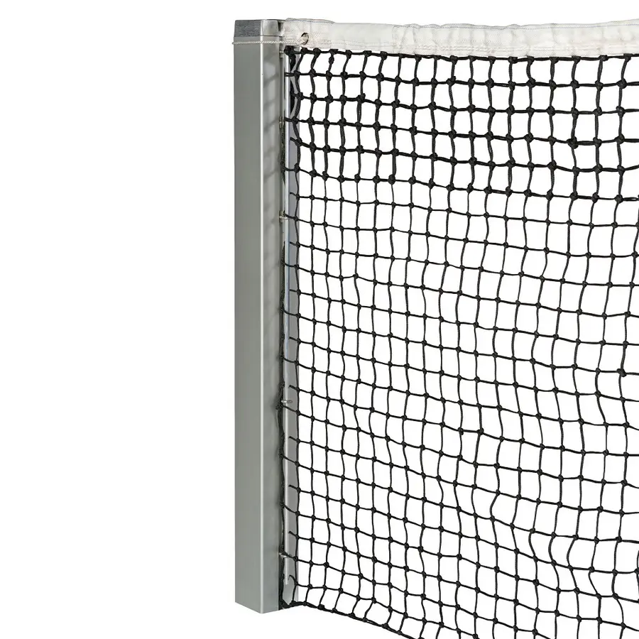 Tennisstolpar aluminium 80x80mm 2 st. Fyrkantiga stolpar inklusive golvhylsor 