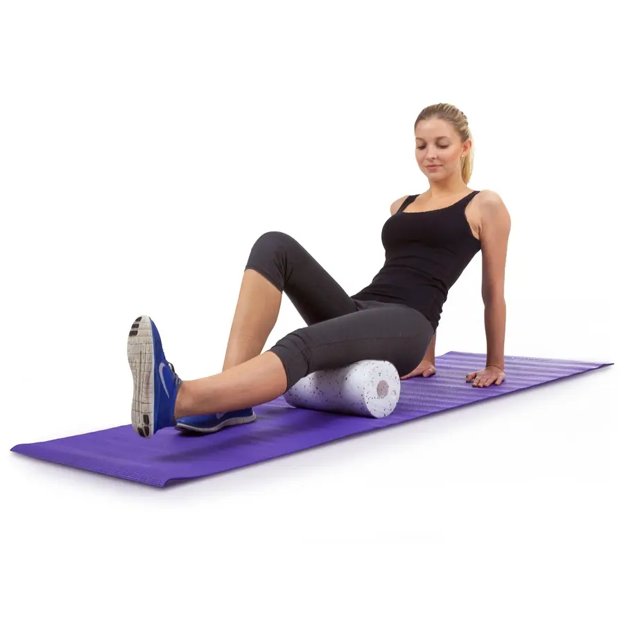 Massagerulle mjuk | Bindvävsmassage Fascia roller 30 x 15 cm | Vit 