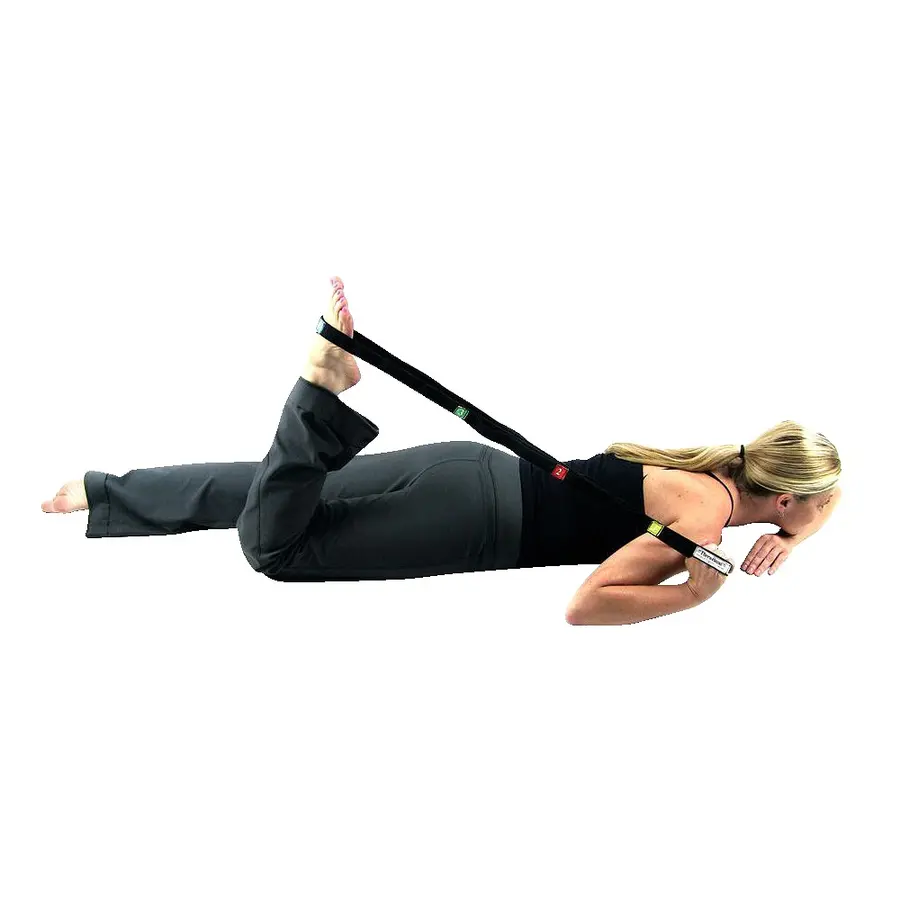 Thera-Band Stretch Strap 140 cm Elastiskt band med öglor 