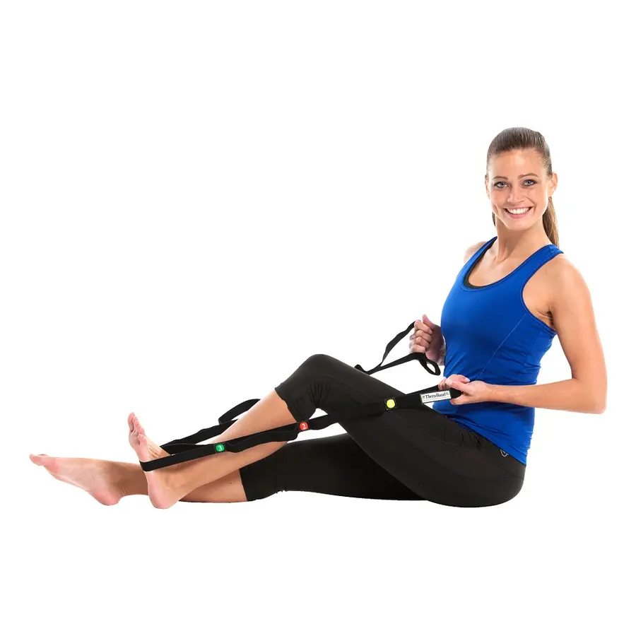 Thera-Band Stretch Strap 140 cm Elastiskt band med öglor 