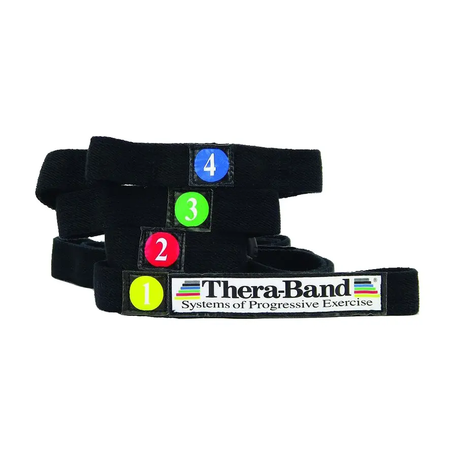 Thera-Band Stretch Strap 140 cm Elastiskt band med öglor 