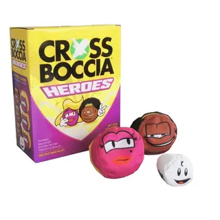 Crossboccia® Spelset ( 2 pers) Runda ärtpåsar Boule Heros Purple