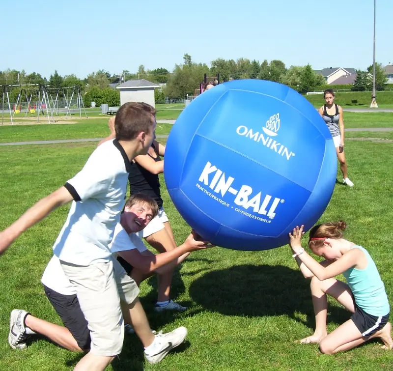 KIN-BALL - utomhusboll 102 cm Blå Kinboll 102 cm | Stor svävande boll 