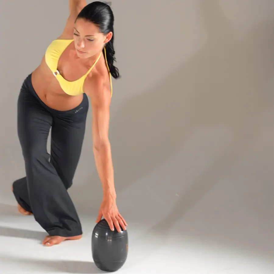 Staby Fitnessball IO-Ball Liten äggformad pilatesboll 