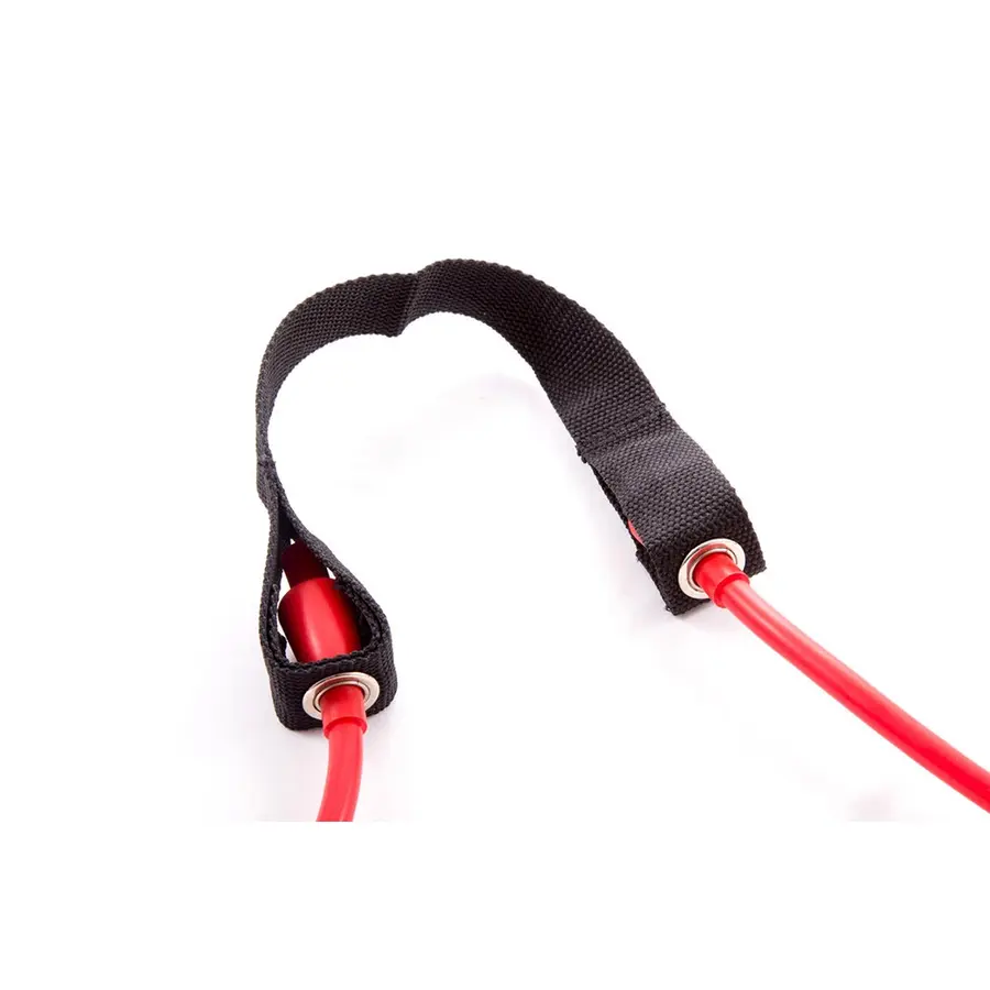 Träningsband med handtag | Förstärkt 1 st | Lätt | Röd 