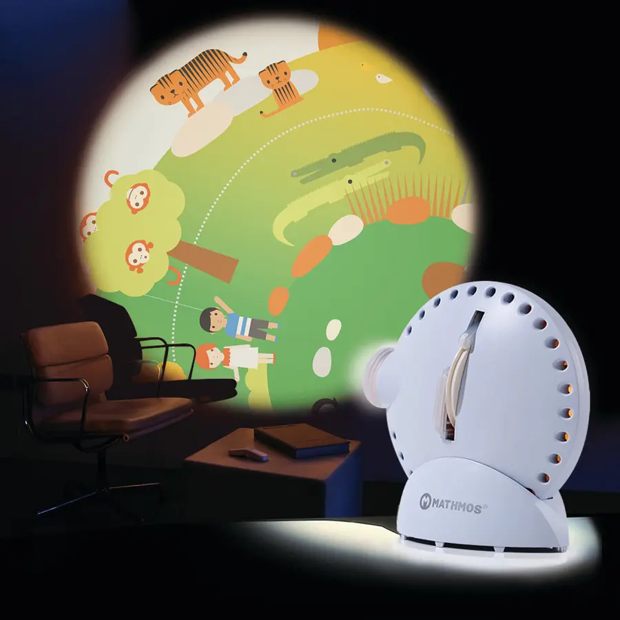 Space Projektor med 1 fargehjul Hvit 