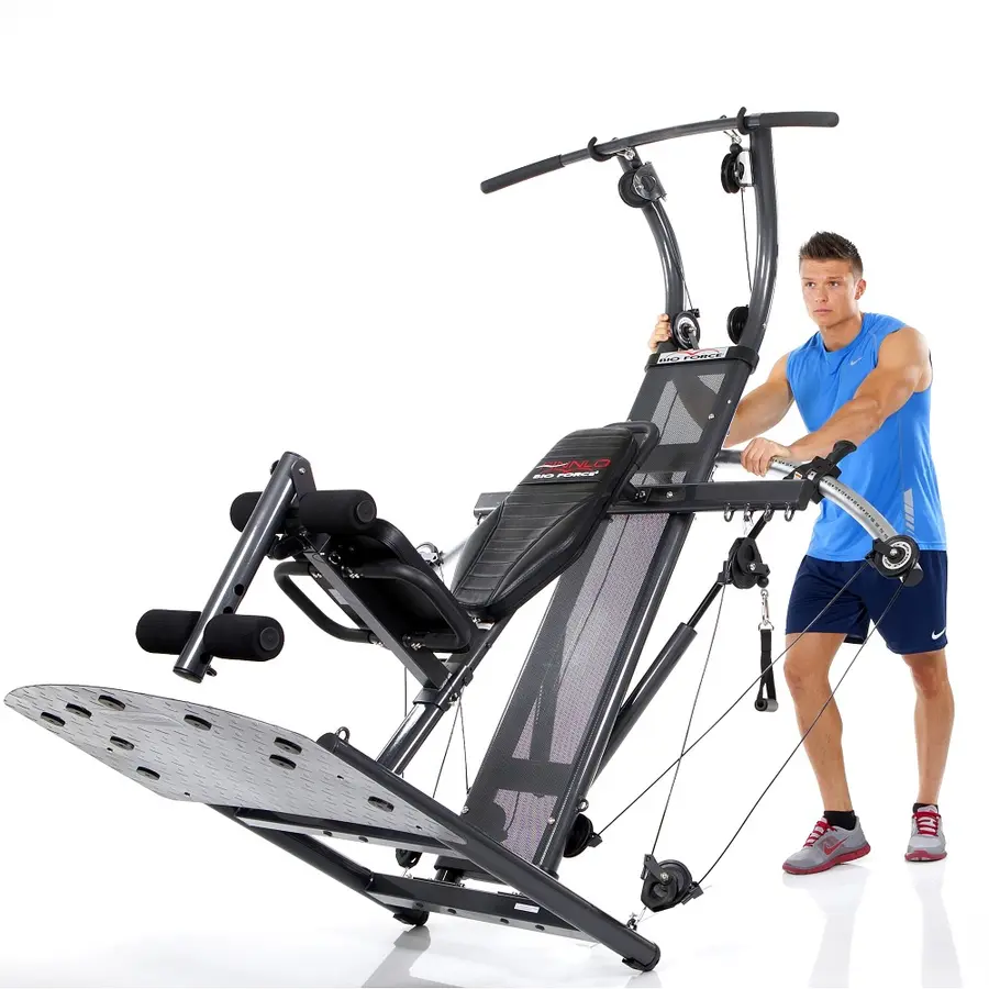 Multigym Finnlo Bio Force Extreme Latsdrag Flyes Benpress Benböj Kabeldrag 