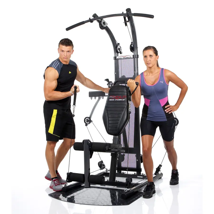 Multigym Finnlo Bio Force Extreme Latsdrag Flyes Benpress Benböj Kabeldrag 