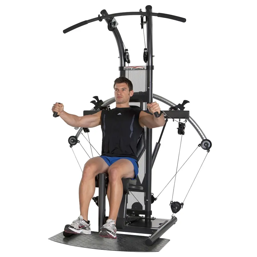 Multigym Finnlo Bio Force Extreme Latsdrag Flyes Benpress Benböj Kabeldrag 