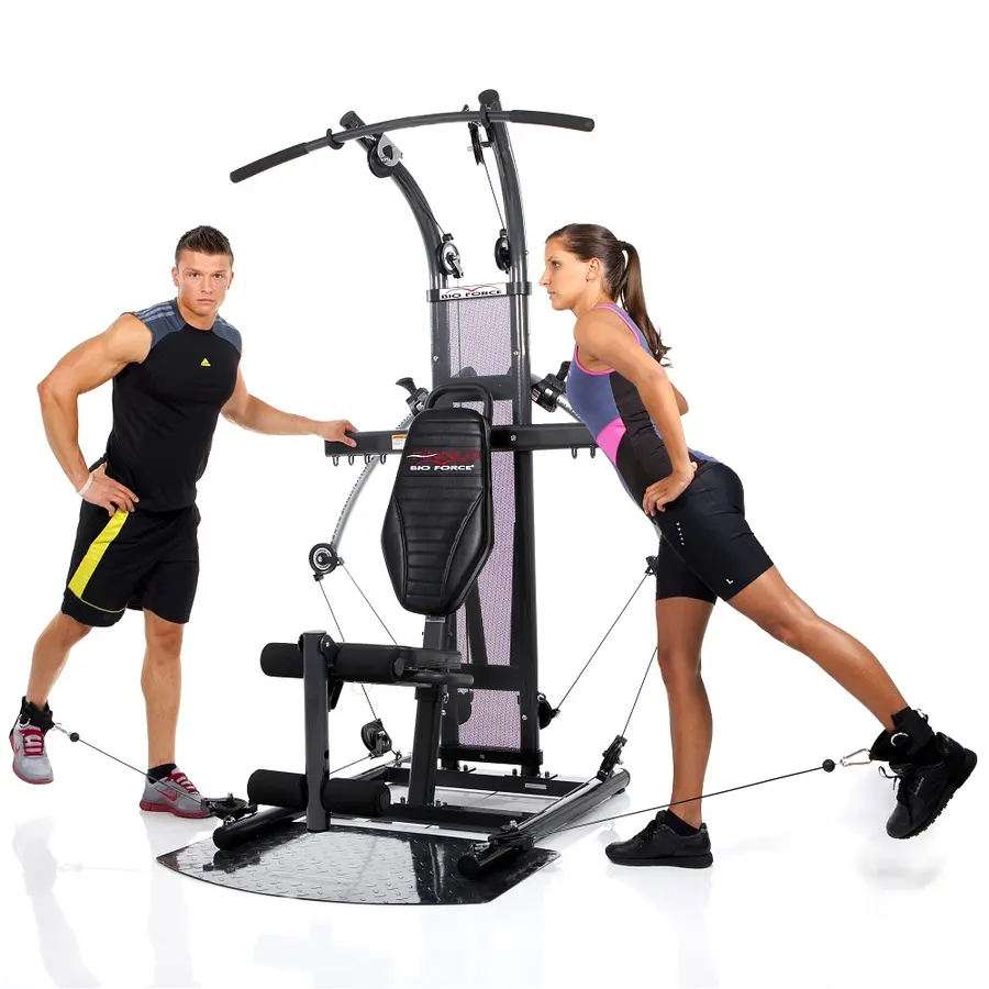 Multigym Finnlo Bio Force Extreme Latsdrag Flyes Benpress Benböj Kabeldrag 