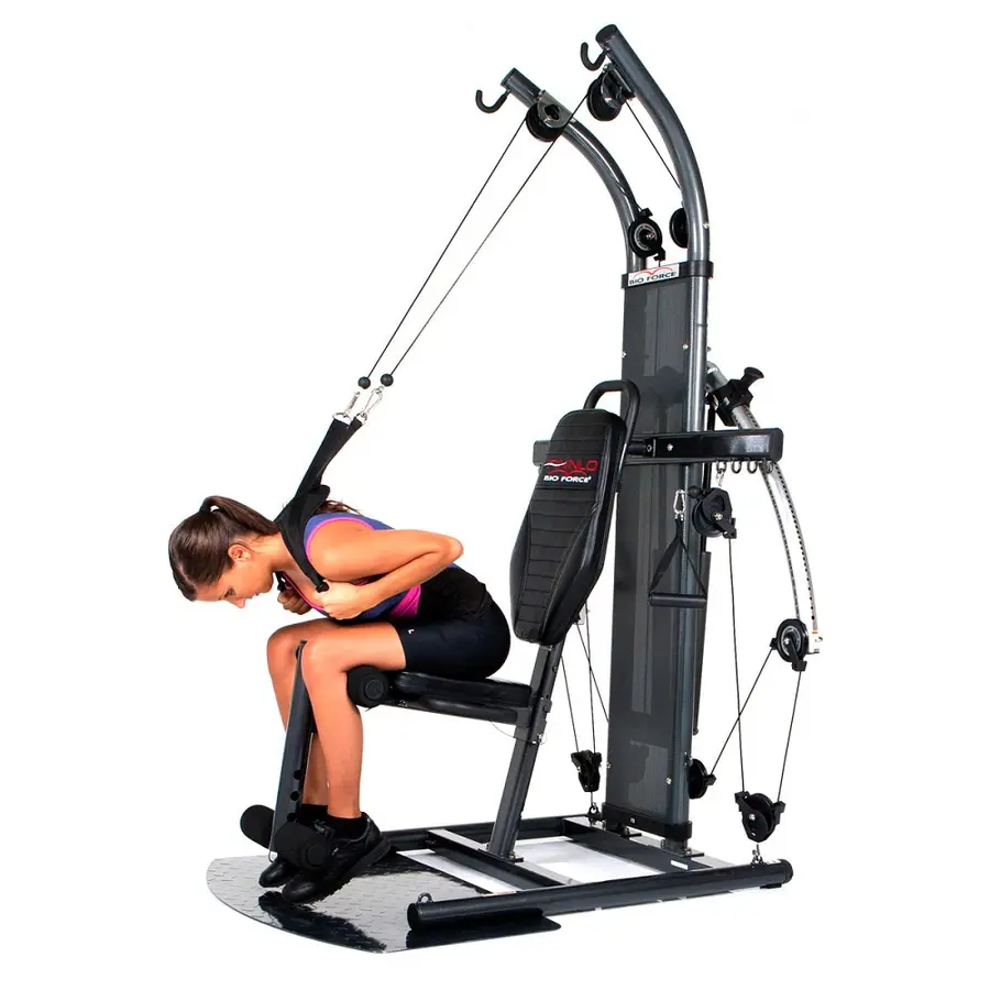 Multigym Finnlo Bio Force Extreme Latsdrag Flyes Benpress Benböj Kabeldrag 