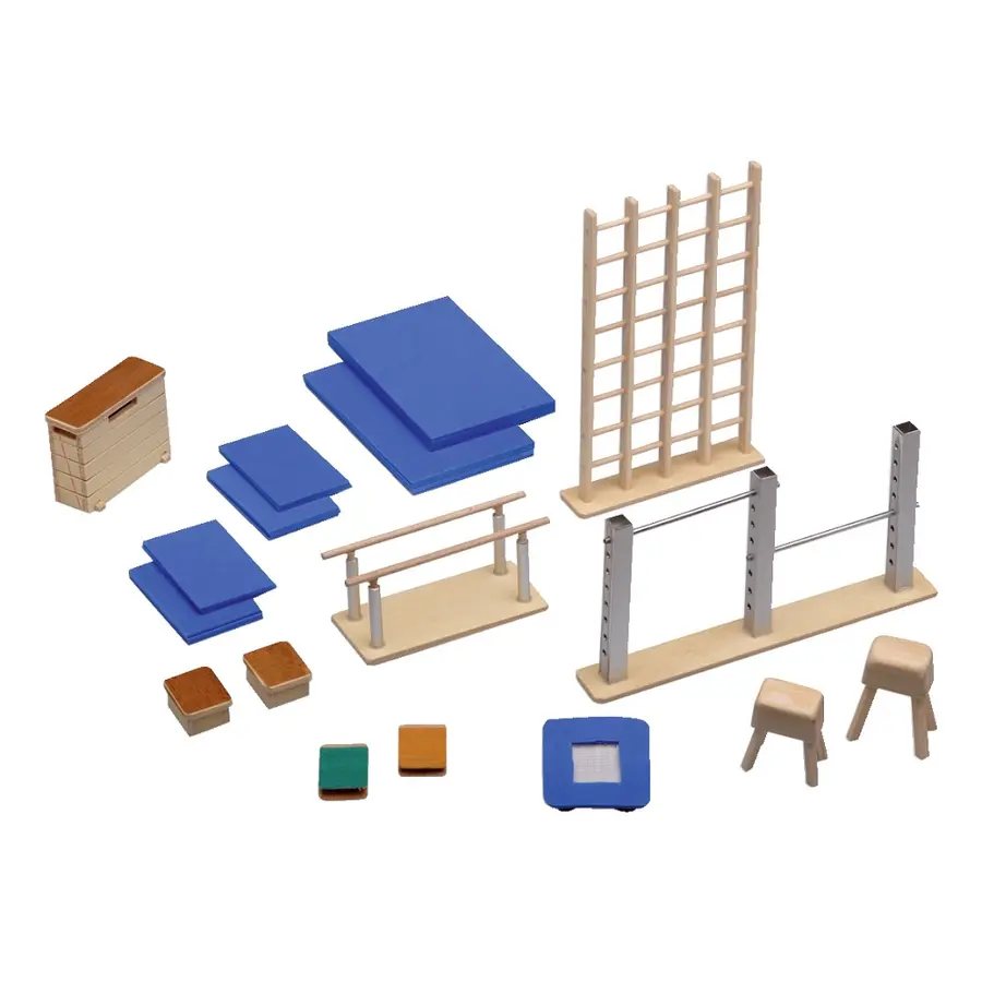 Miniatyrredskap Redskapsbana Tillägg Gymnastikredskap i miniatyr 